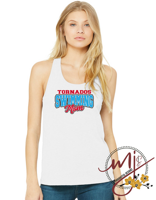 Tornado Swimming Mom 3 Racerback