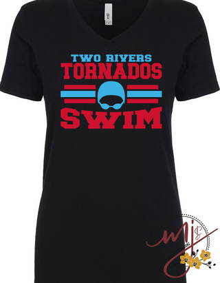 Two Rivers Tornados Swim V-Neck