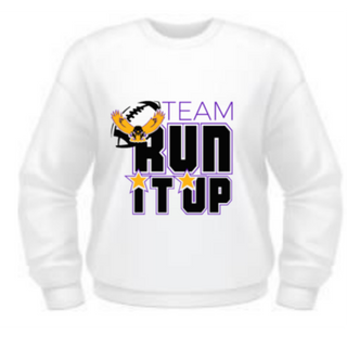 9U Hawks White TRIU Crewneck Sweatshirt