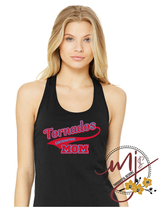 Tornados Moms - Swimming Racerback