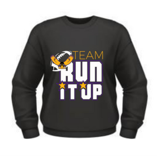 9U Hawks Black TRIU Crewneck Sweatshirt