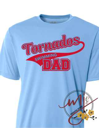 Tornados Dad - Swimming Performance Shirt