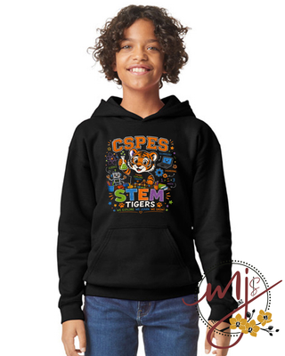 CSPES STEM Tigers "We Explore, We Learn, We Grow" Hoodie