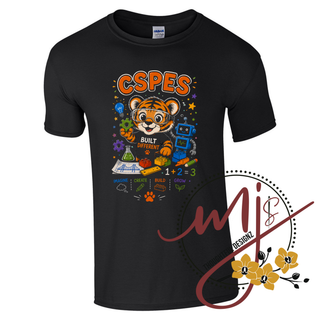 CSPES "Built Different" Imagine, Create, Build, Grow T-Shirt