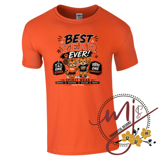 CSPES Tigers "Best Year Ever!" Spirit Wear T-Shirt