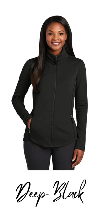 Embroidered Jacket - Ladies Collective Smooth Fleece Jacket