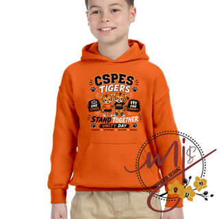 CSPES Tigers "Stand Together" Unity Day Hoodie (Tiger Cubs)