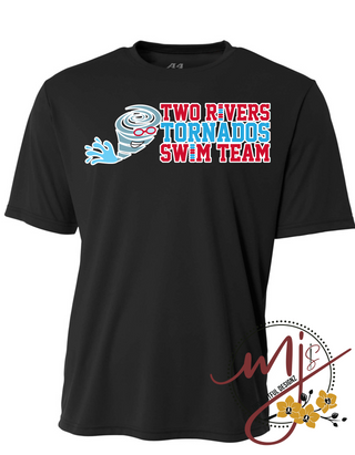 Two Rivers Tornado Swim Team Performance Shirt