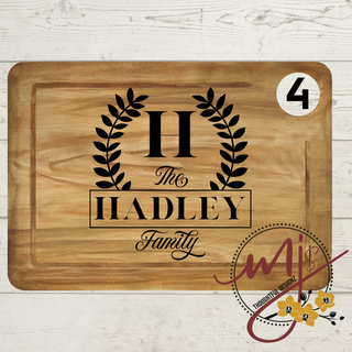 Olympic 2 Personalized Cutting Board