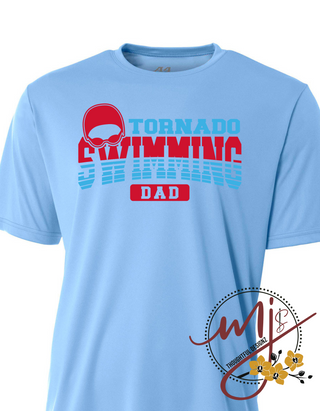 Tornado Swimming Dad Performance Shirt