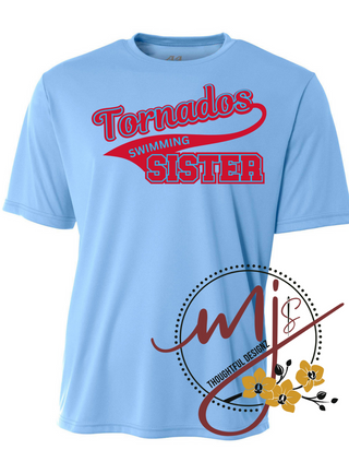 Youth Tornado Swimming - Sister Performance Shirt