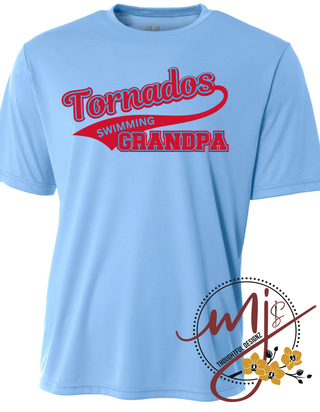 Tornado Swimming - Grandpa Performance Shirt