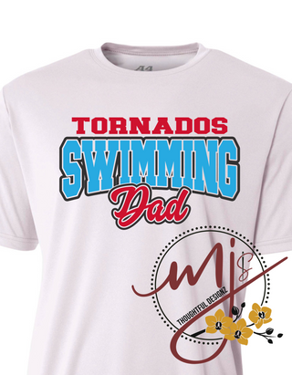 Tornado Swimming Dad 3 Performance Shirt