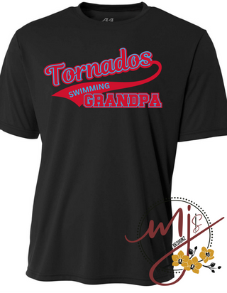 Tornado Swimming - Grandpa Performance Shirt