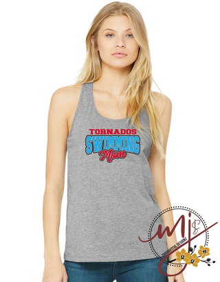 Tornado Swimming Mom 3 Racerback