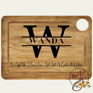 Aged Like Fine Wine... Personalized Cutting Board