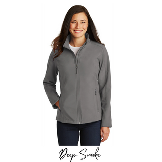 Embroidered Jacket - Ladies Core Soft Shell Jacket