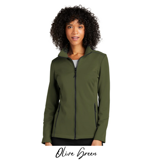 Embroidered Jacket - Ladies Collective Tech Soft Shell Jacket