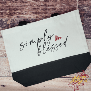 Simply Blessed Tote Bag