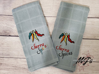 Personalized Kitchen Towel Set