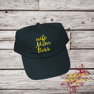 Wife Mom Boss Hat